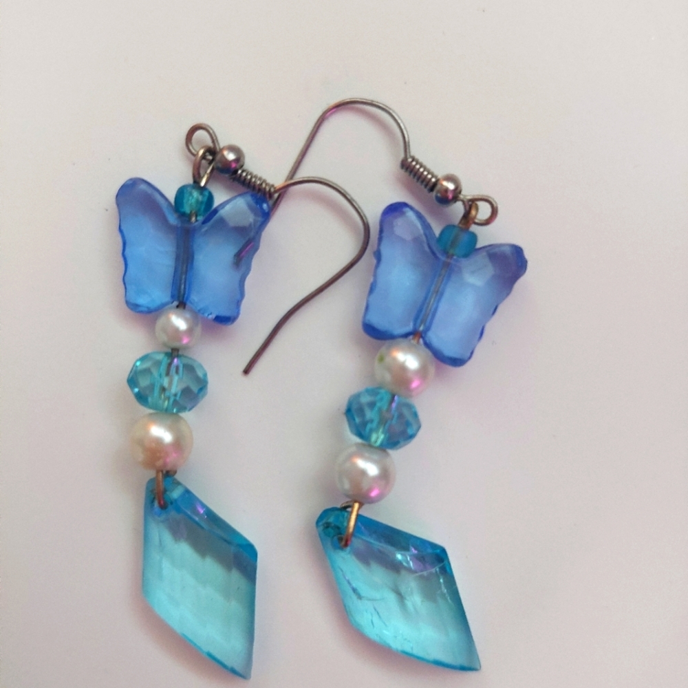 Handmade Butterfly earrings!